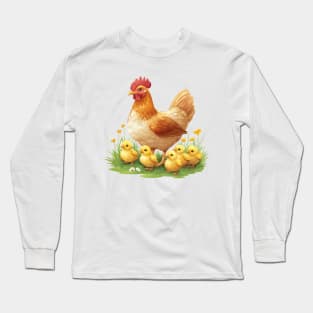 Chicken Lady Long Sleeve T-Shirt